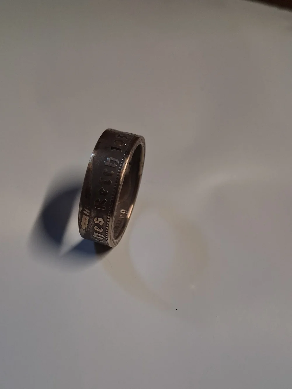 NWT Mens Coin Ring Handcraft Rings Vintage Handmade from German Copy Coin